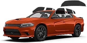 Autotek DIY Car Window Tinting Kit - Customize Shade: 5%, 10%, 20%, 35%, 50%, 70%, for Dodge All Models Sides & Back Windows - Pre-Cut colorants for UV Blocking and Blast Protection