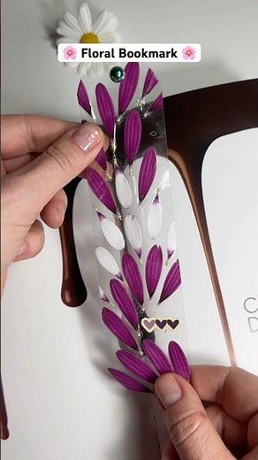 🌸 How to Make Beautiful Floral Bookmark • Creative Handmade Ideas