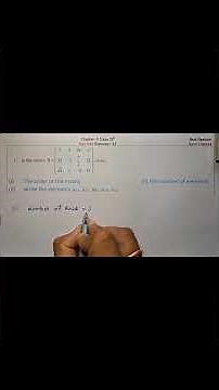 class 12 maths matrices excercise 3.1 question no 1