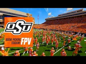 Oklahoma State Football Entrance FPV