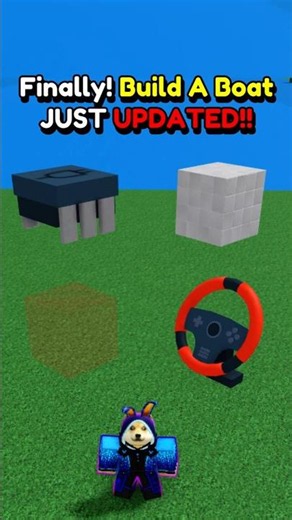 Finally! Build A Boat JUST UPDATED!! 4 NEW BLOCKS ADDED #update #buildaboat #roblox #shorts #tricks