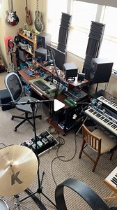 Hilda Music Co. on Instagram: "rearranged the studio and im loving how it came out, its so much more conducive to working with clients. also my listening position sounds way better. im stoked on it. come hang! . huge thanks to @ferndells for helping me figure out the layout and move everything. i would have quit and left everything in a pile without your direction 😂"