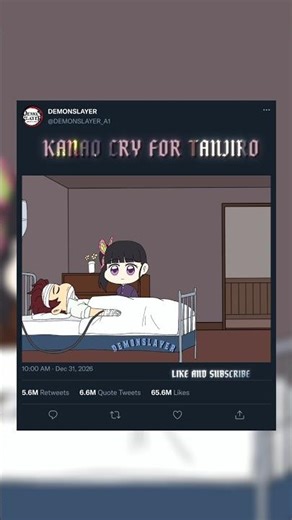 KANAO CRY FOR TANJIRO 🥰