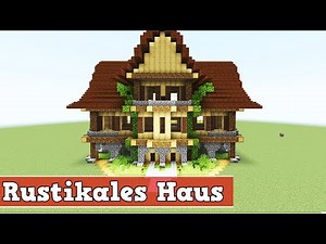 Wie baut man ein Mittelalterliches Haus in Minecraft | Minecraft Deutsch Rustikales Haus Bauen