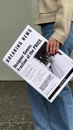 The only headlines that matter 😉 Brides everywhere are officially obsessed with scoring their dream dress for less. Sources confirm it’s happening daily on Stillwhite. Find out what all the fuss is about and explore Stillwhite now. #stillwhite #brides #preloved #weddingtiktok #weddings