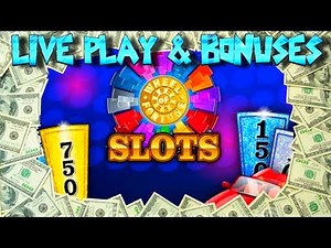 LIVE PLAY on Wheel of Fortune More Money Slot Machine with Bonus and Big Wins!!! - Part 2