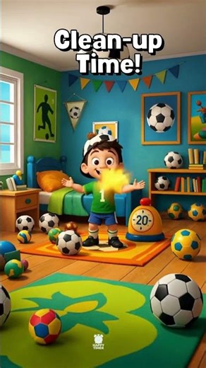 Clean-Up Time! 🧹⚽| Kids Timer