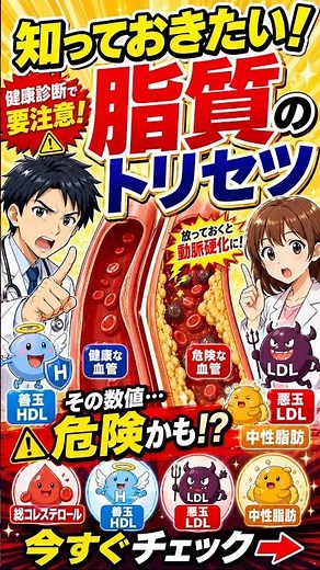 【知っておきたい！脂質のトリセツ】健康診断の数値を読み解こう
