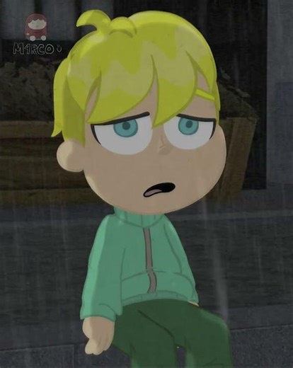 Beautiful sadness butters(fan animation) #southpark #animation #shorts