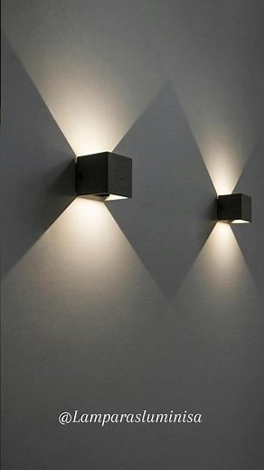 Aplique de pared para iluminación interior/exterior para dar un toque extra de elegancia al ambiente