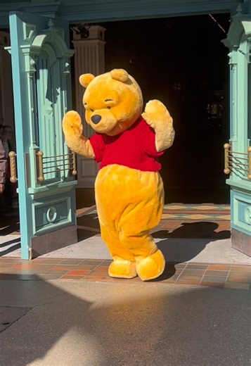 A real party bear that Pooh ✨ #disney #disneylandparis #disneyland #dlp #fyp @Disneyland Paris ✨ @Disney @Disney NL & BE @Disney Parks