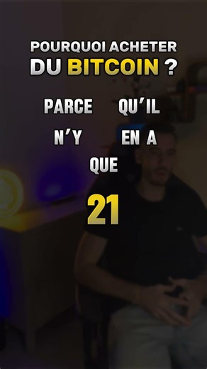 21 millions de tokens, pas un de plus 🔒#bitcoin #crypto #investissement #finance #epargne #altcoins