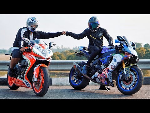 Yamaha YZF R1 vs MV Agusta F3 | Full Throttle!