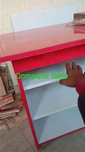 Computer table #woodenalmari #carpenter #playstation