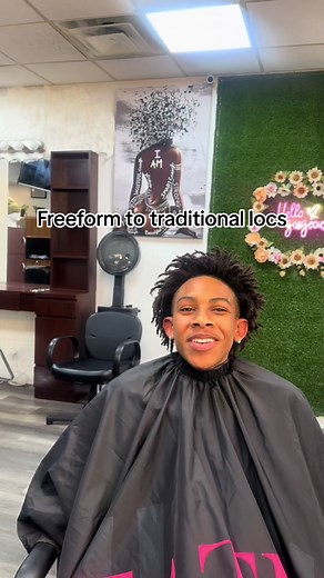 Freeform to Traditional Locs Transformation