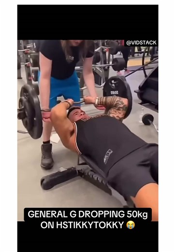 General G casually turning the gym into a danger zone 😭 #GymChaos #Hstikkytokky #GeneralG #UKHumour #AbsolutelyDangerous 💪💀