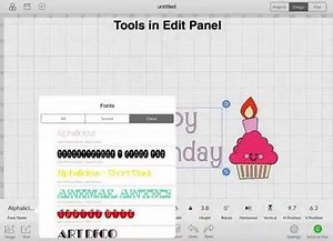 Cricut Design Space app for iPad - working with text. The EASIEST way to take advantage of the Cricut Explore's incredible writing features. #Cricut #CricutExplore | CricutMachine.com