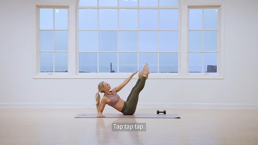 Barre meets Pilates in this dynamic fusion with Tracey Mallett! Flow through creative standing sequences and Mat work that challenge your flexibility, strength, and alignment—all while building heat and deepening your mind-body connection. Move with Tracey here: https://bit.ly/4gyOsOI | Pilates Anytime