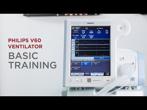 Philips V60 Ventilator Basic Training (Setup, Modes, Alarms & Operation)
