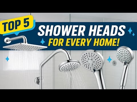 Top 5 Best Showerheads 2025 | High Pressure, Rainfall & Handheld Shower Head Review