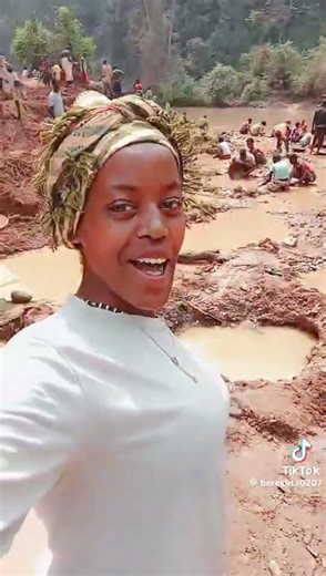When the gold mine in Ethiopia ,this is the initial steps to process the Gold