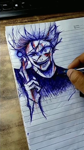 Quick Sketch of Gojo ✨ #gojo #jjk #drawing #quicksketch