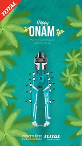 1.2K views · 100 reactions | Happy Onam #onam #totaltools | Total Power Tools-India | Facebook