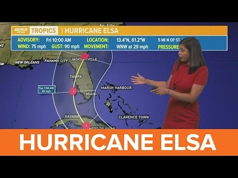 Friday Tropical Update: Hurricane Elsa strengthens in the Caribbean