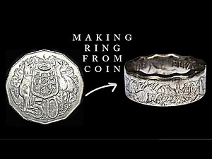 Making a ring from Australian 50 cent