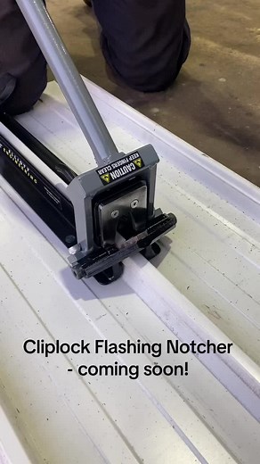 Introducing the Cliplock Flashing Notcher: A Game-Changer for Roofing!