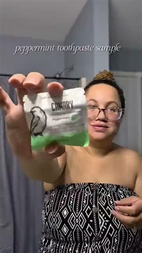 Unboxing goodness from ! 🌿✨ Trying out their watermelon 🍉 and peppermint 🌱 toothpaste tablets, a