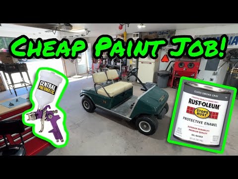 Budget paint job for a budget cart!