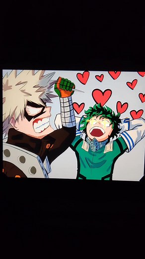 Winter Costume Switch for Kacchan and Deku in Fan Art