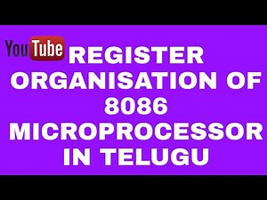 Register Organisation of 8086|in TELUGU
