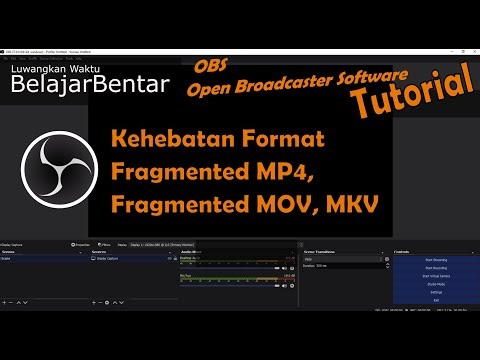 How to Use Fragmented MP4, Fragmented MOV, MKV Formats in OBS Studio (Audio Remake)