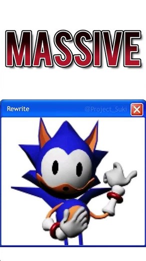 Rewrite's new anime plot. #rewritesonic #rewrite #sonicexe