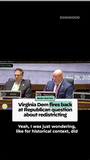 1.5M views · 42K reactions | Watch as Virginia Delegate Cia Price explains why Democrats are pursuing a constitutional amendment that would allow for a temporary re-drawing of the state’s congressional map. Democrats’ move comes after President Donald Trump pressured Republicans to redraw maps in states they controlled to tip help pick up more than half-a-dozen US House seats and tip next year’s midterm elections in their favor. | Dogwood | Facebook
