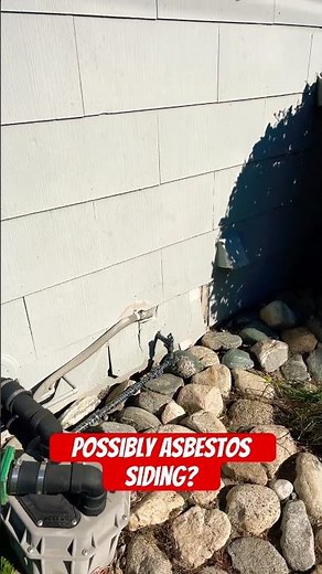 Asbestos exterior siding? Get it tested for confirmation #homeinspector #asbestos