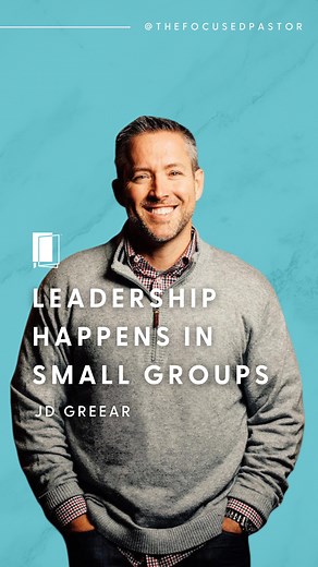 We loved getting the chance to sit down with J.D. Greear this year! Be sure to visit our website to watch the full episode! Leadership Development Happens On The Small Group Level | JD Greear #leadership #development #smallgroup #pastor #thefocusedpastor | The Focused Pastor