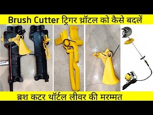 Brush Cutter Accelerator Repair | Replacing The Lever Return Spring | trimmer Trigger Return Spring