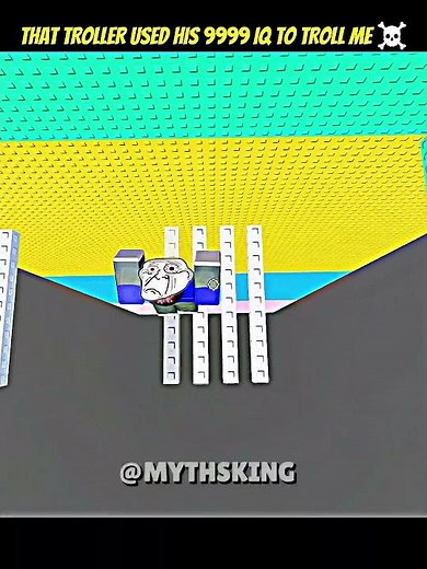 I Fell For This Troller's 9999 IQ Trap In Slap Tower ☠️ #roblox#fyp
