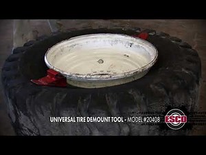 Demounting a 17.5 x 25 Loader Tire/Wheel [Model 20408]