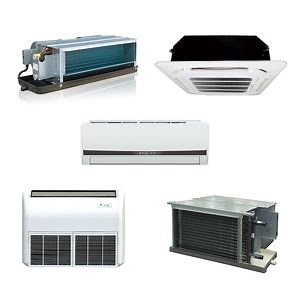 [Hot Item] Unit Kipas Koil Pemanas dan Pendingin Dinding Langit-langit Ducted Mini Split Air Conditioning Duct 4 Pipe Unit Kipas Koil