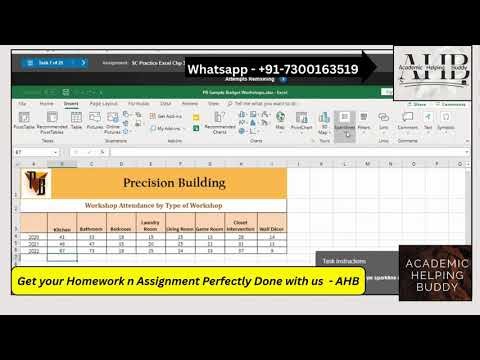 SAM Excel Chapter 3 Practice Exam | Precision Buildings | SC Practice Excel Chp3 | SAM Exam Cengage