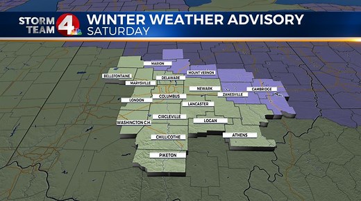 LIVE VIPIR RADAR: Rain and wind move into Central Ohio