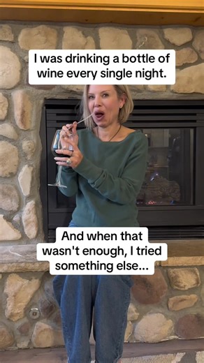 I was drinking a bottle of wine every single night. And when that wasn't enough, I tried something else... I began drinking half-a-fifth of vodka every day. But I told myself it was ok because I'd still wake up and get more done before noon than most people did in a week. One weekend, I got home exhausted and passed out without my daily drink. I woke up feeling great. A couple more nights of that, and I told myself I was done drinking. And I stayed sober for 3 years. Until I realized... I was ju