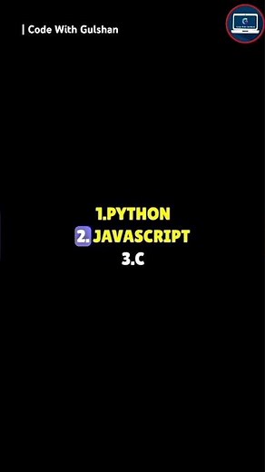 “Top 3 Easiest Programming Languages for Beginners” #Founder #YoungFounder #CodewithGulshan