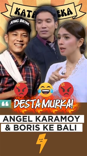 DESTA MURKA BORIS & ANGEL KE BALI 👹🤣 #borisbokir #angelkaramoy #desta #shortsindonesia #komedi
