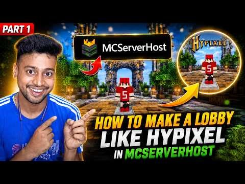 How To Make A Server Like Hypixel in Minecraft 1.26 | How To Make Lobby in Minecraft Server | Part 1