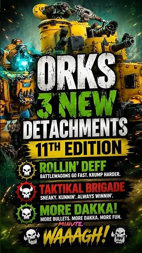 Orks Just Got COMPLETELY Insane in 11th… #orks #warhammer40k #warhammer
